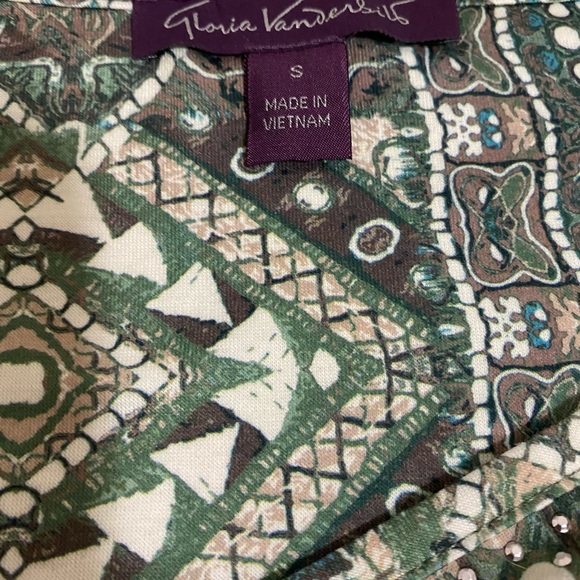 Gloria Vanderbilt Top Size S - Picture 2 of 3